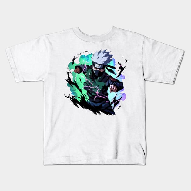 kakashi Kids T-Shirt by fancy ghost